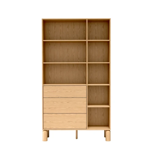 Regał Sanden SN-8 Bookmatch – widok frontalny studio