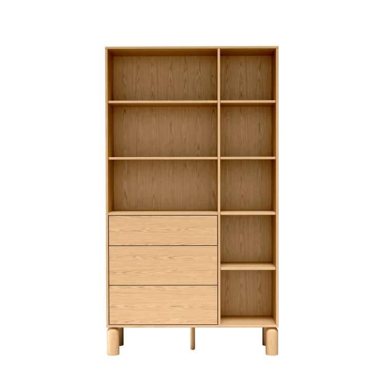 Regał Sanden SN-8 Bookmatch – widok frontalny studio
