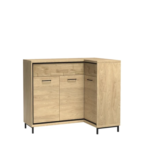 Komoda Mediolan M-15 Odwrotna Hikora – widok frontalny studio