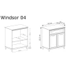 Komoda Windsor WINDSOR-4 Cashmere