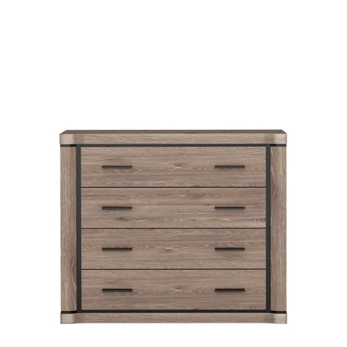 Komoda Dallas D-2 Dąb Truflowy – widok frontalny studio