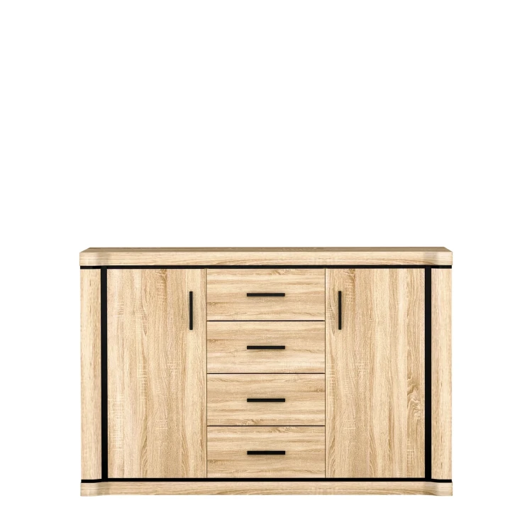Komoda Dallas D-5 Sonoma – widok frontalny studio