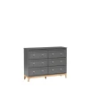 Komoda Terra TA-3 Szary Diament – widok studyjny