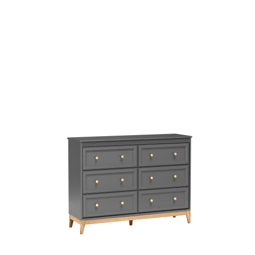 Komoda Terra TA-3 Szary Diament – widok studyjny