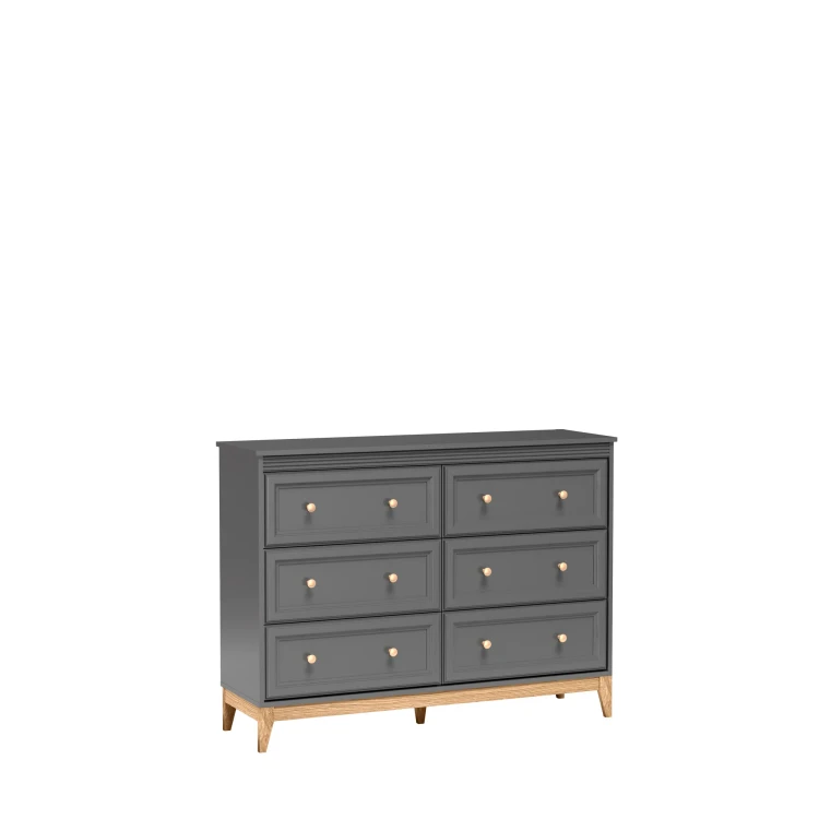 Komoda Terra TA-3 Szary Diament – widok studyjny