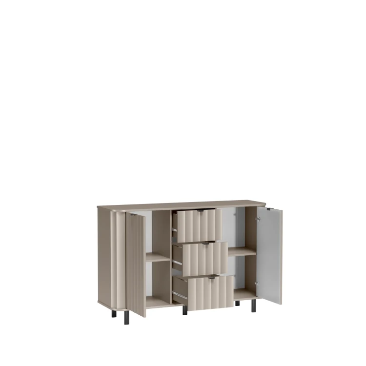 Komoda Novado NOVADO-1 Clay Gray – otwarte drzwi 2