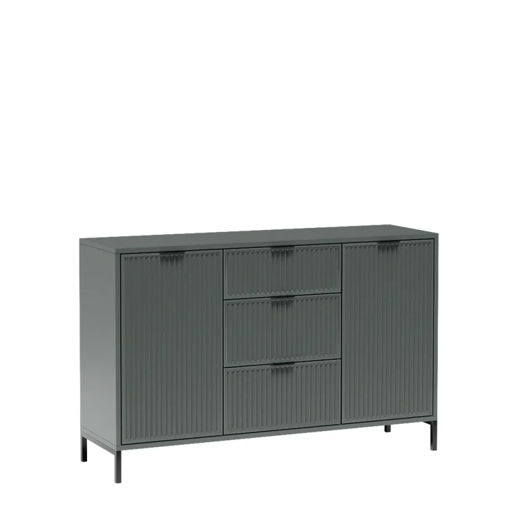 Komoda Linka Styles LS-2 Stone Green 18 – widok frontalny studio
