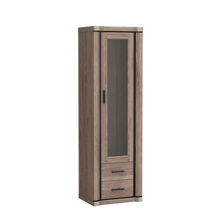 Witryna Dallas D-16 Dąb Truflowy – widok frontalny studio