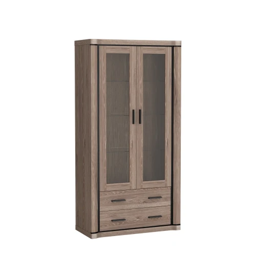 Witryna Dallas D-17 Dąb Truflowy – widok frontalny studio