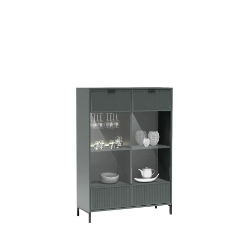 Witryna Linka Styles LS-8 Stone Green 18 – widok studyjny