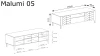 RTV Malumi MM-5 Cashmere – rysunek techniczny z wymiarami