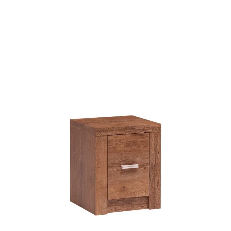Stolik Nocny Indianapolis I-24 Jasny Jesion – widok frontalny studio