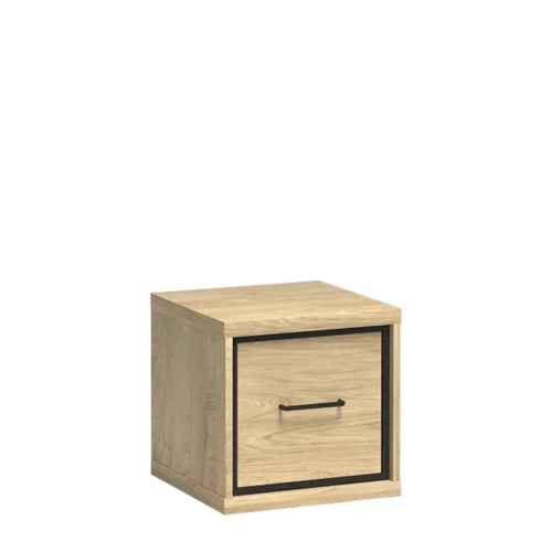 Stolik Nocny Mediolan M-16 Hikora – widok frontalny studio