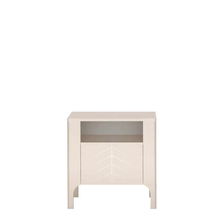 Stolik Nocny Malumi MM-10 Cashmere – widok frontalny studio