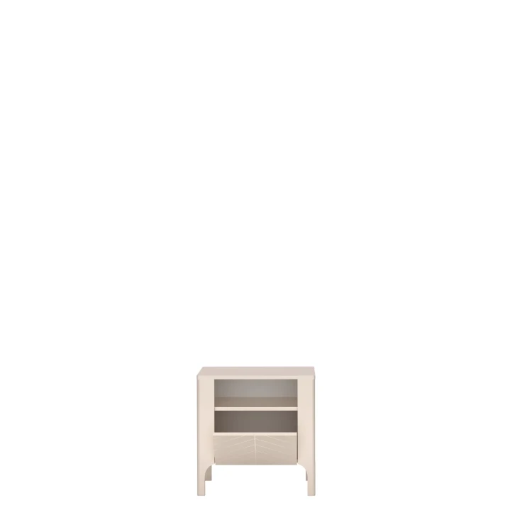 Stolik Nocny Malumi MM-10 Cashmere – otwarta klapa 1