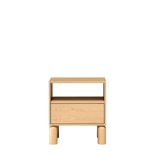 Stolik Nocny Sanden SN-10 Bookmatch – widok frontalny studio