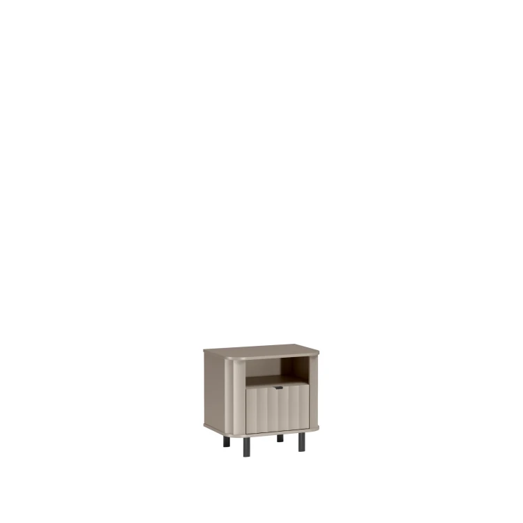 Stolik Nocny Novado NOVADO-7 Clay Gray – widok studyjny 3