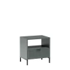 Stolik Nocny Linka Styles LS-7 Stone Green 18 – widok frontalny studio