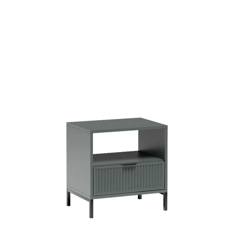 Stolik Nocny Linka Styles LS-7 Stone Green 18 – widok frontalny studio
