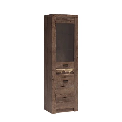 Witryna Indianapolis I-4 Jesion Ciemny – widok frontalny studio