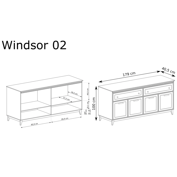 Komoda Windsor WINDSOR-2 Cashmere
