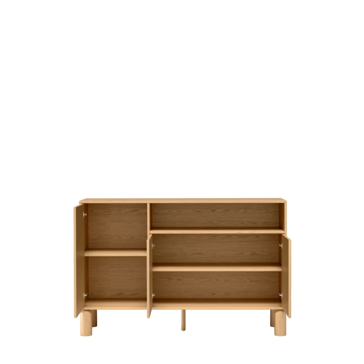 Komoda Sanden SN-2 Bookmatch – otwarte drzwi 1