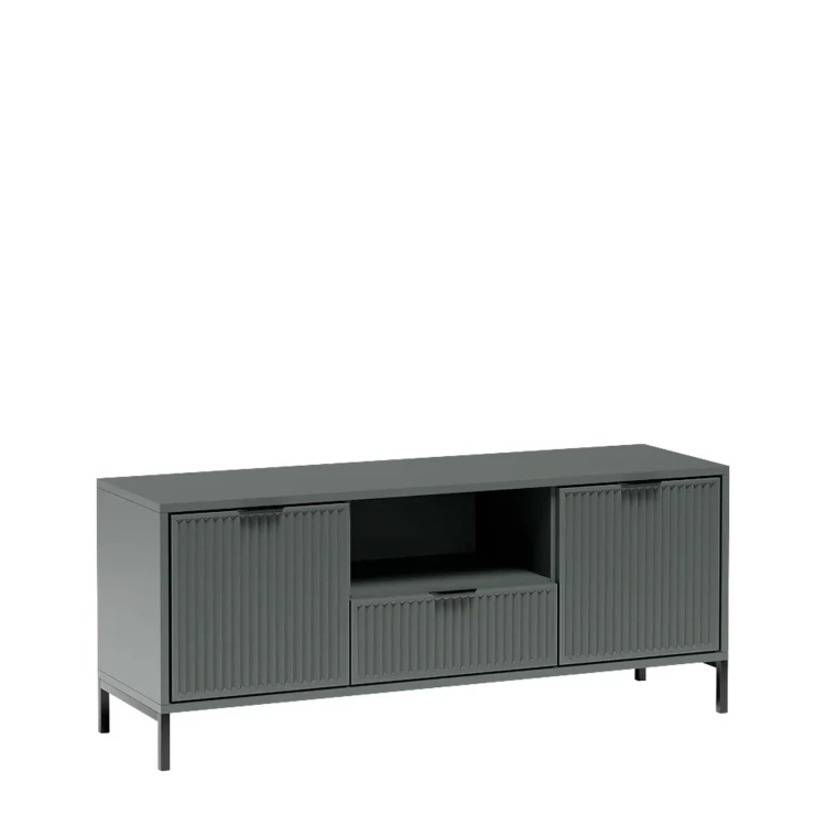 Komoda Linka Styles LS-3 Stone Green 18 – widok frontalny studio