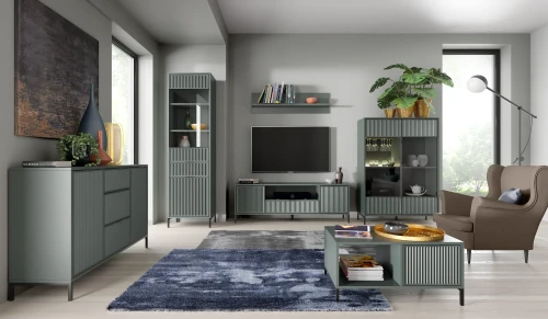 Komoda Linka Styles LS-3 Stone Green 18 – aranżacja wnętrza