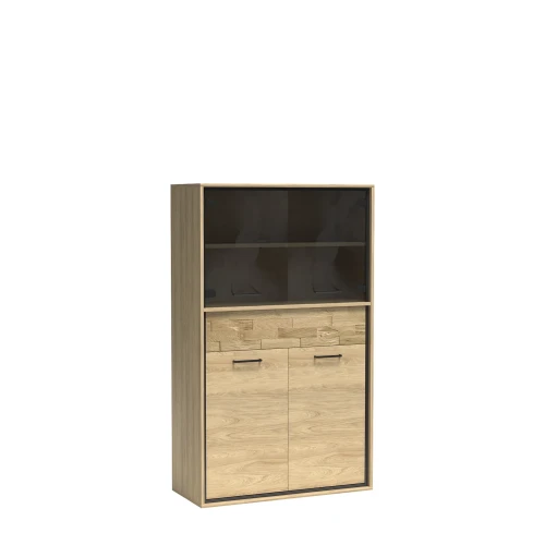 Komoda-Witryna Mediolan M-5 Hikora – widok frontalny studio