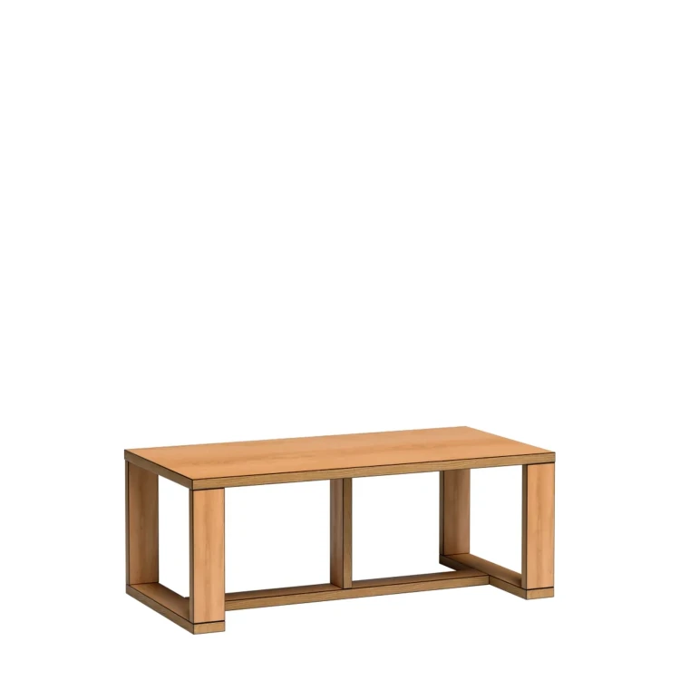 Ława Fonti F-8 Caramel Oak – widok frontalny studio