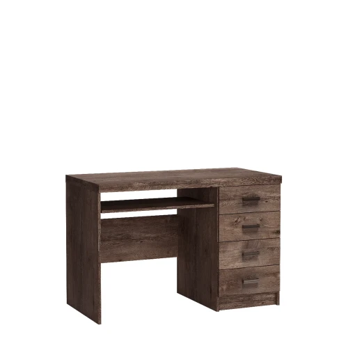 Biurko Indianapolis I-16 Jesion Ciemny – widok frontalny studio