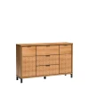 Komoda Fonti F-3 Caramel Oak – widok frontalny studio