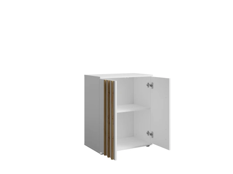 Komoda TOLL 01, 2 drzwi, biały, 73 cm - zdjecie 3