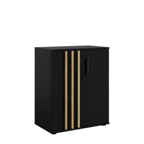Komoda TOLL 01, 2 drzwi, czarny, 73 cm - zdjecie glowne