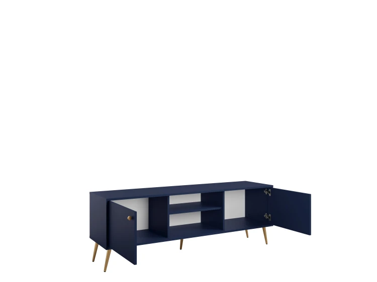 Szafka RTV ROSE 08, 2 drzwi, blue, 156,2 cm – 2