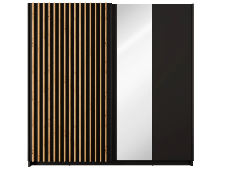 Szafa DORA III 12, 2 drzwi, czarny, 200,6 cm – 3