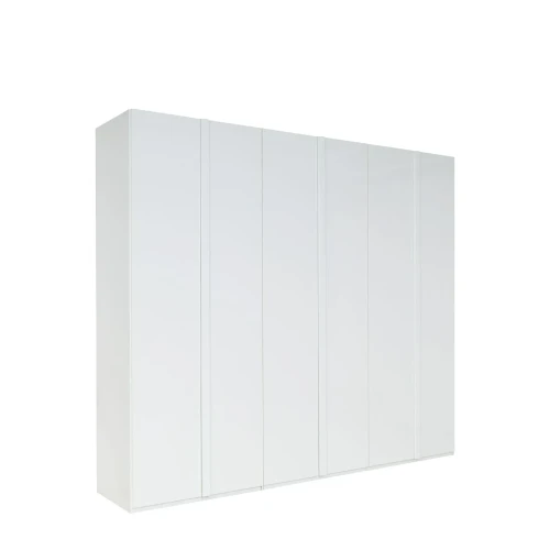 Szafa ITALIA II 29, 6 drzwi, biały wysoki połysk, 270,5 cm – 1