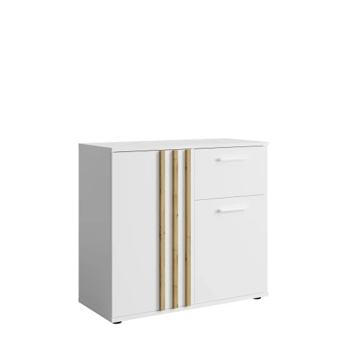 Komoda TOLL 04, 2 drzwi, biały, 80 cm – 1