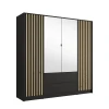 Szafa KATANIA 20, 4 drzwi, czarny onyx, 200 cm