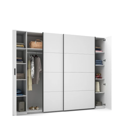 Szafa STORE II 20, 4 drzwi, biały, 270 cm