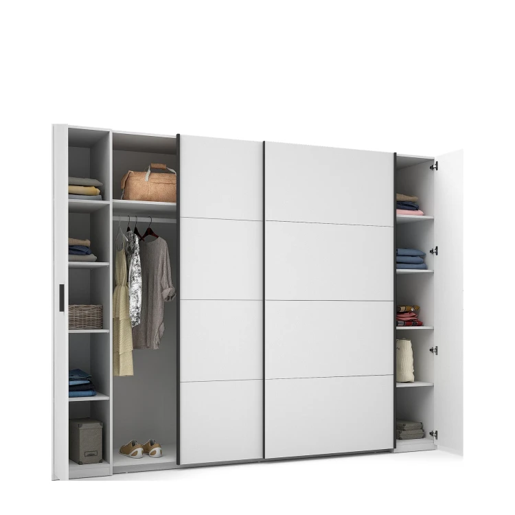 Szafa STORE II 20, 4 drzwi, biały, 270 cm