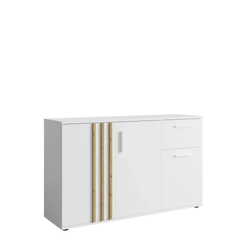 Komoda TOLL 02, 3 drzwi, biały, 120 cm