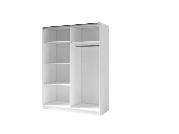 Szafa BAYADERO 12 III, 2 drzwi, czarny, 201 cm – aranżacja wnętrza