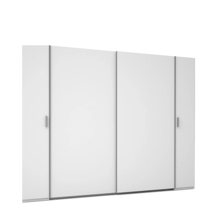 Szafa STORE II 20, 4 drzwi, biały, 270 cm – zdjęcie produktu na białym tle