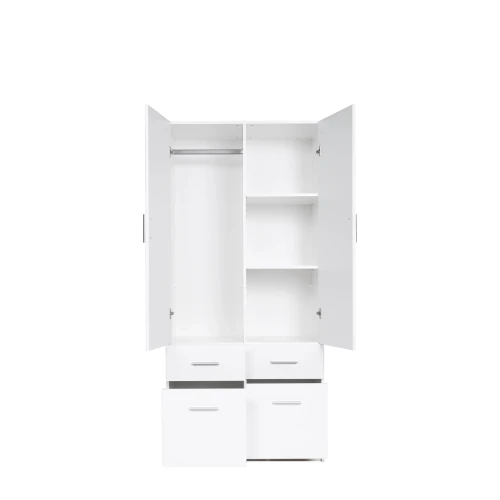 Szafa TALLIN 03, 2 drzwi, biały, 91 cm