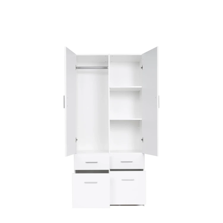 Szafa TALLIN 03, 2 drzwi, biały, 91 cm