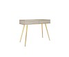 Beżowa toaletka Oro T102 MDF konsola 102 cm ze złotymi nogami