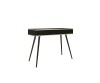 Czarna toaletka Oro T102 MDF konsola 102 cm z czarnymi nogami