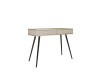 Beżowa toaletka Oro T102 MDF konsola 102 cm z czarnymi nogami