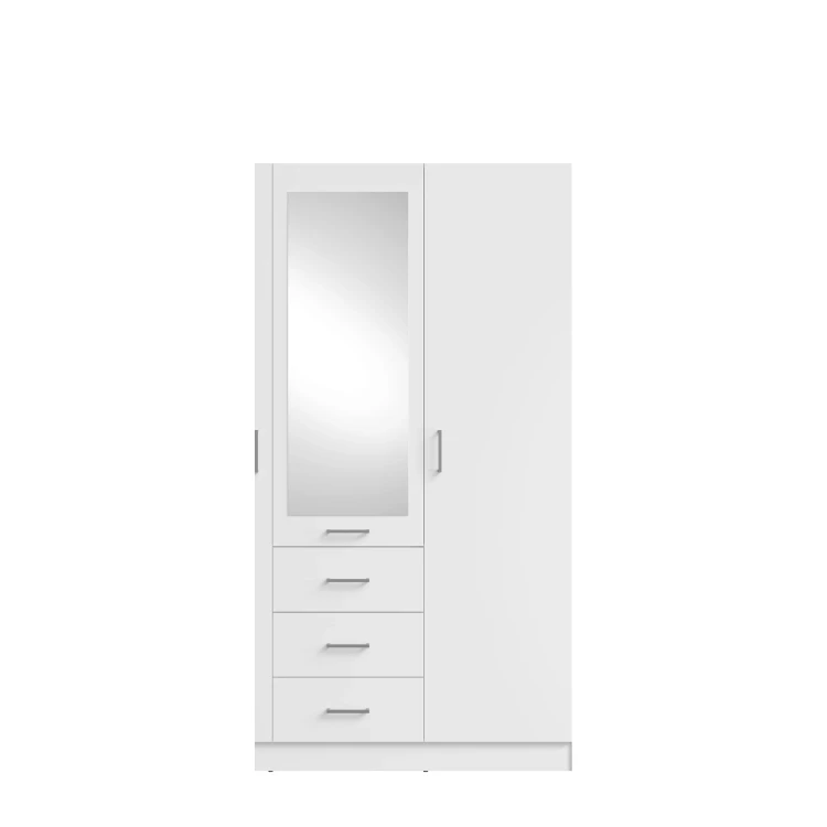 Szafa KONSO 19, 3 drzwi, biały, 150 cm